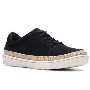 New Clark's Marie Mist Black Sneaker